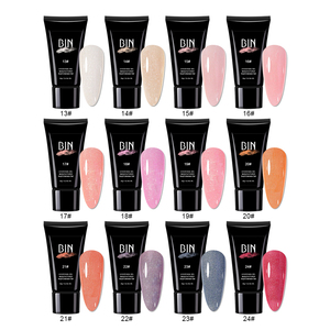 BIN Vente Chaude 15g Tube Emballage Poly Nail <span class=keywords><strong>Gel</strong></span> avec Différentes Couleurs pour Nail Art - Product Image 4