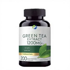 Capsules d'extrait de thé vert matcha biologique OEM ASAP - Complément alimentaire antioxydant brûleur de graisse pour adultes - Product Image 1