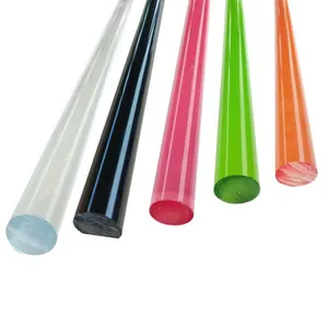 hot sale heat resistant high borosilicate colorful glass rod