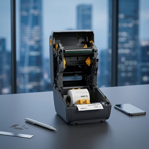 <b>Compact</b> ZD888TA Barcode Label <b>Printer</b> With BT Wi Fi Option for Retail Store Marking - Product Image 2
