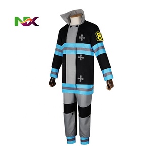 Disfraz de Cosplay de <span class=keywords><strong>Anime</strong></span> Fire Force, YNX Unisex, Traje de <span class=keywords><strong>Bombero</strong></span> de la 8ª División de Shinra Kusakabe, Poliéster, para Halloween, Juego de Roles y Fiestas - Product Image 2