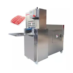 Precio de fábrica Automático Salami Tocino y Rebanadora de carne congelada Cordero Rollo Rebanadora