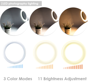 APEXEL 3000K-6500K <strong>Make</strong> <strong>up</strong> LED Ring <strong>Light</strong> Dimmable 10 Inch Selfie Ring <strong>Light</strong> with Tripod Stand - Product Image 4