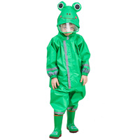 Bottes de pluie Animal Pure Color Cow Rabbit Frog Koala Students Shoes Cartoon Boys and Girls Rain Botas Waterproof Kids Rain Wear