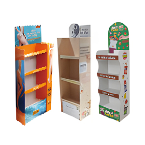 Expositor de Papelão Personalizado Moderno para Lojas de Varejo com Ganchos e Prateleira de Exibição Corrugada - Product Image 6
