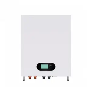 Inverter fase tunggal 5000W, Set lengkap Panel daya matahari On Off Grid untuk Inverter surya hibrid energi Home