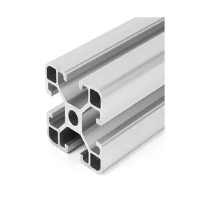 Profilés de construction en aluminium extrudé en aluminium blanc de la Chine Profilé en aluminium brossé anodisé noir à branche courte