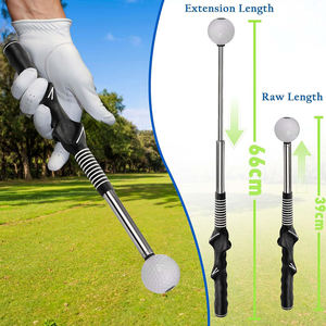 Bâton de golf télescopique flexible pour l'échauffement, correcteur de geste professionnel pour l'entraînement au rythme - Product Image 5
