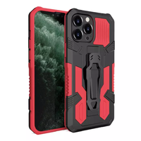 Coque de téléphone portable antichoc pour iphone 16 Plus 15 Prox Max 14 Pro 13 12 housse de support avec clip de ceinture