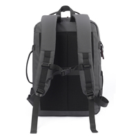 Sac à dos de voyage extensible personnalisé en usine, sacoche pour ordinateur portable 15,6/17 pouces, sac à dos de travail en polyester imperméable pour homme