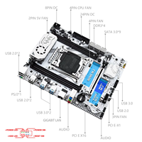 MACHINIST X99 K9 Ddr3 Gaming Motherboard - Soket LGA 2011-3, Chipset X99, RAM DDR3, TPM 2.0