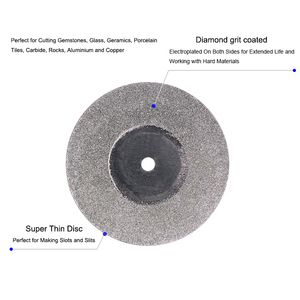 Disques de coupe en diamant galvanisé circulaire, <span class=keywords><strong>outil</strong></span> <span class=keywords><strong>rotatif</strong></span> <span class=keywords><strong>Dremel</strong></span>, 10/12 pièces - Product Image 4