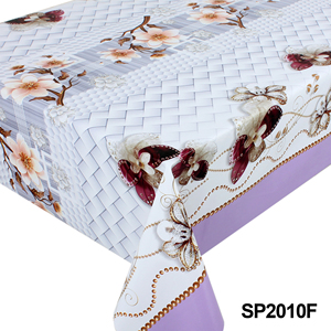 Nappe en PVC à imprimé floral, linge de table imperméable, résistant à l'huile, lavable, housse de table en vinyle pour salle à manger, décoration de la maison - Product Image 3