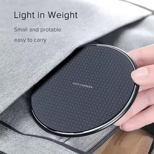 <span class=keywords><strong>Chargeur</strong></span> sans fil ultra-fin et rapide pour Samsung S24 S23 <span class=keywords><strong>S22</strong></span> iPhone 16 15 14 13 Pro Max Station de charge par <span class=keywords><strong>induction</strong></span> sans fil - Product Image 2