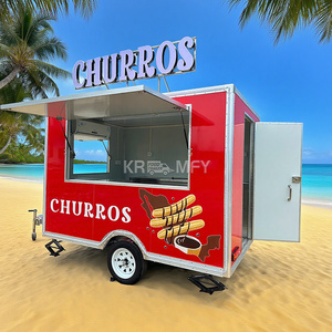 Fast With Umbrella Snack Deep Fryer Food Trailer <b>For</b> <b>Sale</b> Ice Cream Hotdogs <b>Mobile</b> <b>Bar</b> Truck Caravan Kitchen Pizza Cart - Product Image 5