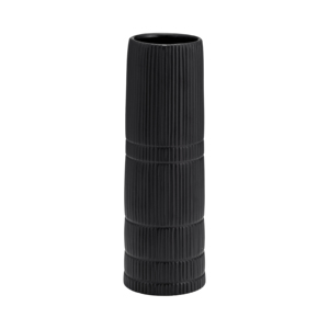 Vaso cilindrico in ceramica con rivestimento decorativo per fiori, ideale per soggiorno, cucina, camera da letto, ufficio, decorazione per la casa. - Product Image 3