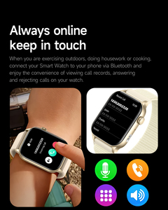 Maxtop Sport Faces Smartwatch Bt Call Waterproof Touch Smart Watches Waterproof Smart Watch - Product Image 4