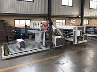 Machine automatique de découpe et de rainurage pour carton, avec alimentation, rainurage et empilage automatiques, pour machine d'impression