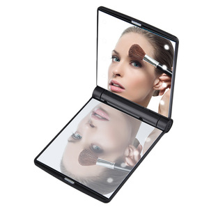 <span class=keywords><strong>Espejo</strong></span> de Maquillaje Portátil de Viaje, <span class=keywords><strong>Espejo</strong></span> Compacto Plegable de Doble Cara <span class=keywords><strong>con</strong></span> Aumento, Mini <span class=keywords><strong>Espejo</strong></span> de Escritorio <span class=keywords><strong>con</strong></span> 16/40 <span class=keywords><strong>Luces</strong></span> LED, Iluminación de 3 Colores - Product Image 6