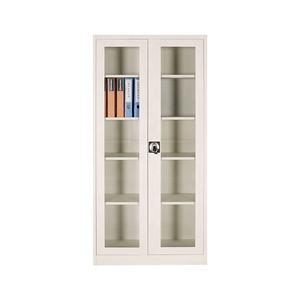 Vendita calda in legno massello durevole book shelf con porta in vetro - Product Image 2