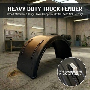 Garde-boue robuste en plastique pour camion à double roue, fixation à fente, protection de roue arrière pour le marché d'Asie du Sud-Est - Product Image 1