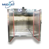 Horno de secado industrial de doble puerta delantero y trasero de acero inoxidable bien recibido de fábrica, horno de revulcanización de silicona