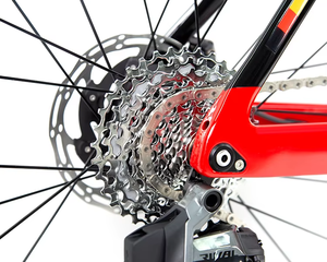 Roues en fibre de carbone TT Bicycle Disc Brake Time Trial T3 Peak TX - 24 vitesses, changement de vitesse électrique, frein à disque à huile, roues triples/fermées - Product Image 5