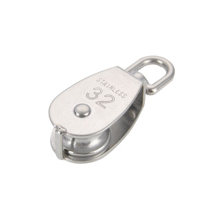 Anillos de Elevación de Cable de Acero Inoxidable de Varios Tamaños, Poleas Ahorradoras de Trabajo para Accesorios de Barcos y Yates - Product Image 1