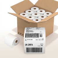 Étiquettes thermiques directes 4x6 pouces, 500 étiquettes/rouleau, autocollantes, pour imprimante d'étiquettes Phomemo Munbyn Rollo