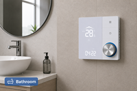 Termostato Inteligente WiFi de Pared para Calefacción por Suelo Radiante Eléctrico, Calefacción de Agua y Control de Caldera de Gas