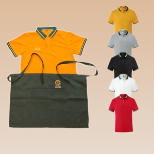 Chemises polo de couleur unie, manches courtes, uniformes d'été pour chefs, serveurs de restaurant, hauts pour café, fleuriste, vêtements de travail, t-shirt avec logo - Product Image 2
