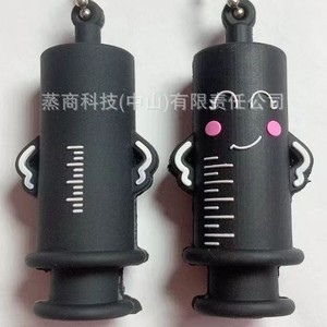 Porte-clés seringue Zhongshan en PVC, cadeau médical de dessin animé, article promotionnel multifonctionnel - Product Image 3