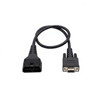 Câble principal OBD2 DB15 femelle 16 broches mâle DBSCAR VII pour Camry Corolla CRP429C CRP423 CRP479 12V 65cm