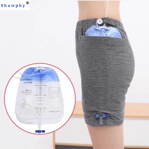 Bolsa de Orina Portátil de Algodón para Pacientes con Incontinencia, Pantalones con Bolsillos Dobles, Bolsas de Drenaje para Personas Mayores con Estoma, con Certificación CE - Product Image 1