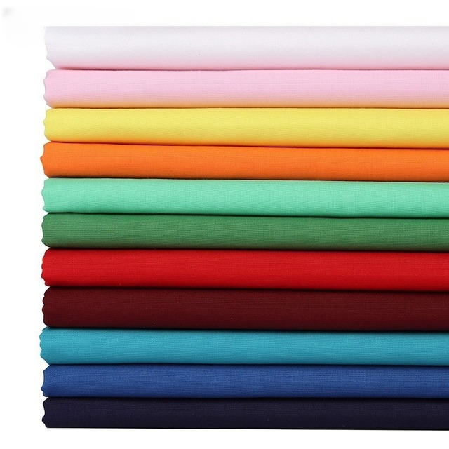 Chinese Factory Supply 65% Polyester 35% Cotton Fabric Plain Poplin Cotton Polyester Fabric for Shirt Lining
