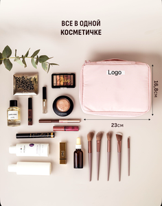 Bolsa de Aseo de Viaje Impermeable de Bambú Ligero, Fabricada en China, con Cierre de Acero Inoxidable, Diseño Multifuncional Desmontable - Product Image 2