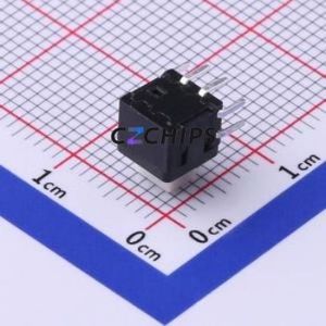 XKB5858-Z-E-75 Push Button Switch Through hole Component (THT) Switch Self-Locking Square Button Right Angle Insert 100mA - Product Image 2