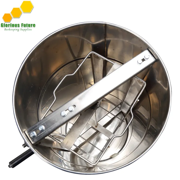 High quality Apicultura tool 2 frames manual honey extractor for beekeeping