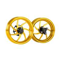 Roue en alliage d'aluminium forgé CNC, nouvelle, 12 pouces, légère, pour moto 125cc, 2014-2025
