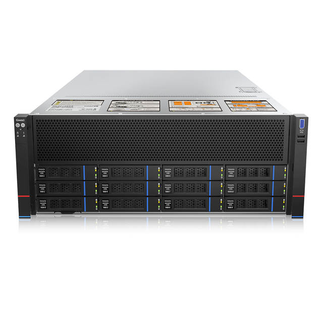 4U Single AMD EPYC 7003/7002 CPU Server & 16xDDR4 Memory, 12xSATA/SAS 3.5' HDD, 4xPCIe4.0 GPUs Cards & Rack Server