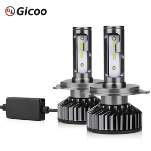 หลอดไฟหน้ารถยนต์ Gicoo F2 LED รุ่น H7 9005 9006 ไฟรถยนต์ LED H4 LED H11 6000K 50W 10000LM ไฟหน้ารถยนต์สีขาวเย็น - Product Image 1