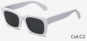 Gran oferta 2025, <span class=keywords><strong>gafas</strong></span> <span class=keywords><strong>De</strong></span> <span class=keywords><strong>sol</strong></span> <span class=keywords><strong>De</strong></span> acetato rojas a la moda UV400 para <span class=keywords><strong>Polaroid</strong></span> Square TAC Lens, logotipo personalizado, alta moda <span class=keywords><strong>De</strong></span> <span class=keywords><strong>Sol</strong></span>, Blanco polarizado - Product Image 3