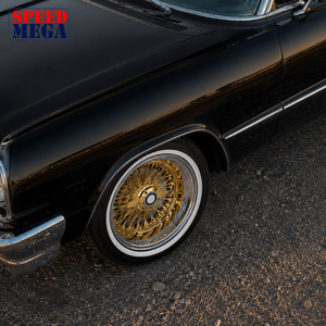 ล้อแม็กซ์ลายซี่ลวดสีทองโครเมียม รุ่น 2026 ขนาด 13 14 15 16 17 18 นิ้ว สำหรับรถ Cadillac Chevrolet - Product Image 3
