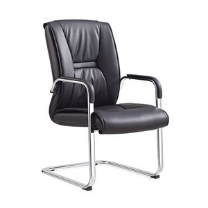 Chaise <span class=keywords><strong>de</strong></span> <span class=keywords><strong>bureau</strong></span> <span class=keywords><strong>sans</strong></span> <span class=keywords><strong>roulettes</strong></span> 8239C en cuir PU, chaises ergonomiques pour salle <span class=keywords><strong>de</strong></span> conférence <span class=keywords><strong>de</strong></span> <span class=keywords><strong>bureau</strong></span> élégante - Product Image 1