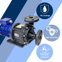 KDC-I10 GFRPP 塑料材质 0.75kW 1-1/2 英寸电动三相铜线磁力驱动循环泵 OEM 适用于 PCB 行业