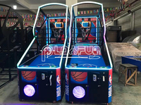 Playfun Nouveau parc d'attractions intérieur à pièces, jeu de tir au basket-ball électronique N-B-A, machine de jeu d'arcade de basket-ball