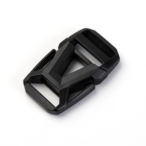 <b>Plastic</b> <b>Sliding</b> Buckle 20mm Inner Diameter Black Durable For Bags - Product Image 2