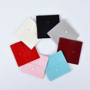Sac cadeau en velours double face à clipser pour bijoux, écouteurs et parfums, avec logo personnalisé, emballage cadeau de fêtes, vente en gros - Product Image 1