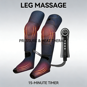 Masseur de jambes pour la <span class=keywords><strong>circulation</strong></span> et le soulagement de la douleur, masseur de pieds et de mollets à compression d'air pour la relaxation - Product Image 2