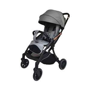 Cochecito plegable de dos asientos de un toque, ruedas amortiguadoras de aleación de aluminio para niños de 0 a 36 <span class=keywords><strong>meses</strong></span>, diseño de coche tipo empuje - Product Image 4